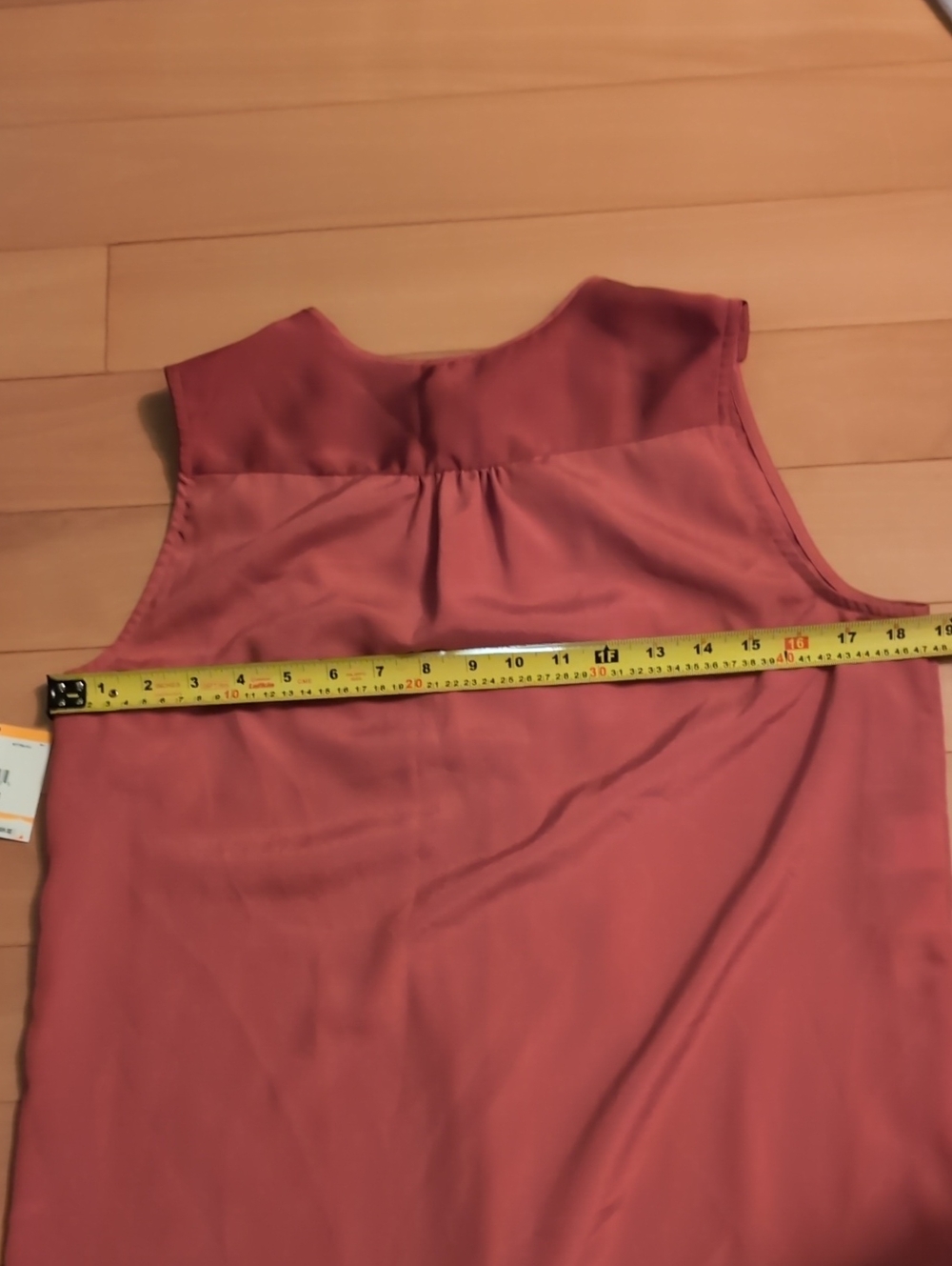 Anne Klein Sleeveless Ruffle Tank - Picture 6 of 8
